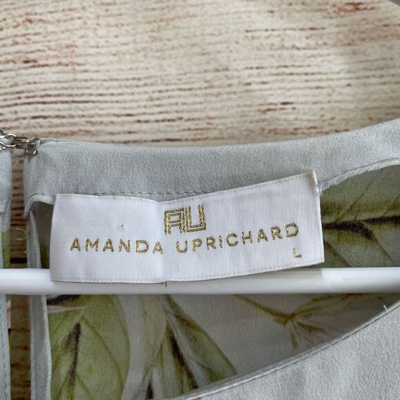 AMANDA UPRICHARD 100% SILK TOP IN STUNNING FLORAL PRINT - Picture 5 of 8